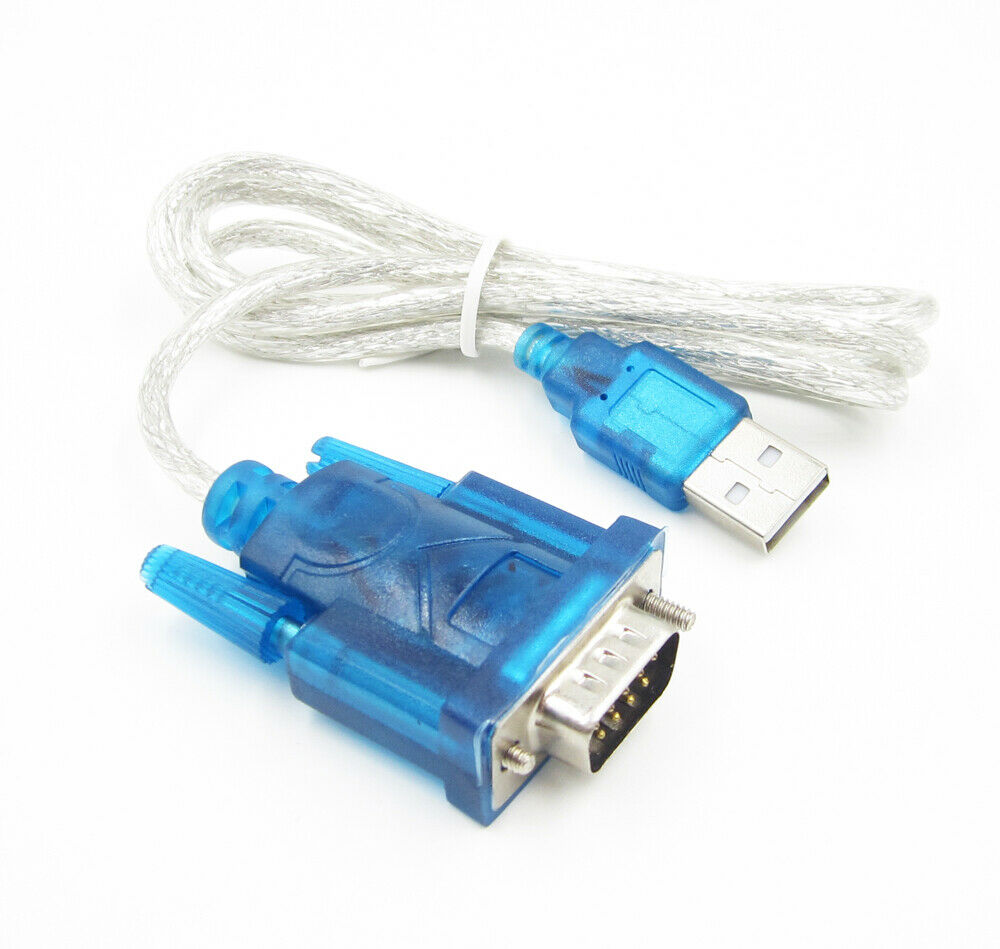 USB to RS232 Serial Port 9 Pin DB9 Cable Serial COM Port Adapter