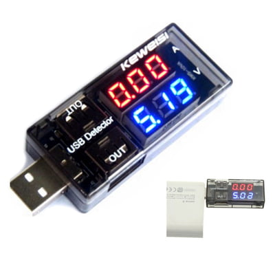 KEWEISI USB Charger Voltage Current Meter