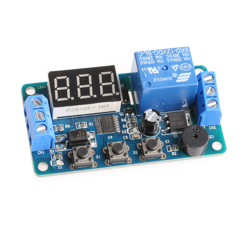 Digital Programmable Timer Timing Relay Module Self-lock Switch DK-C-01 Digital Programmable Timer Timing Relay Module Self-lock Switch DK-C-01