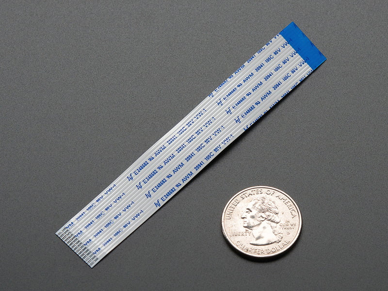 Flex Cable for Raspberry Pi Camera or Display 15P, 1M Flex Cable for Raspberry Pi Camera or Display 15P, 1M