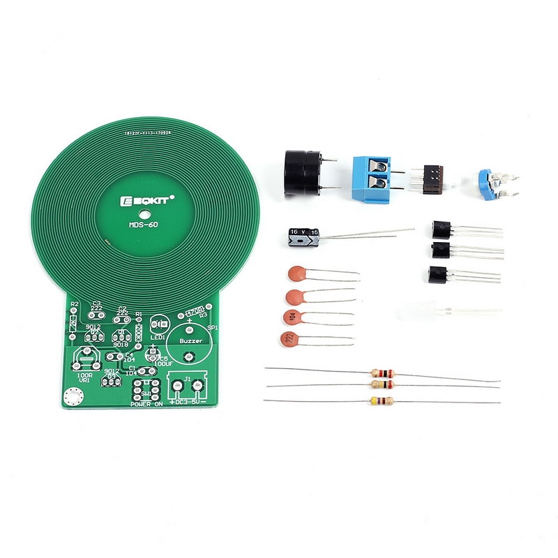 Metal Detector Kit DC 3v-5v 60nm Non-contact sensor