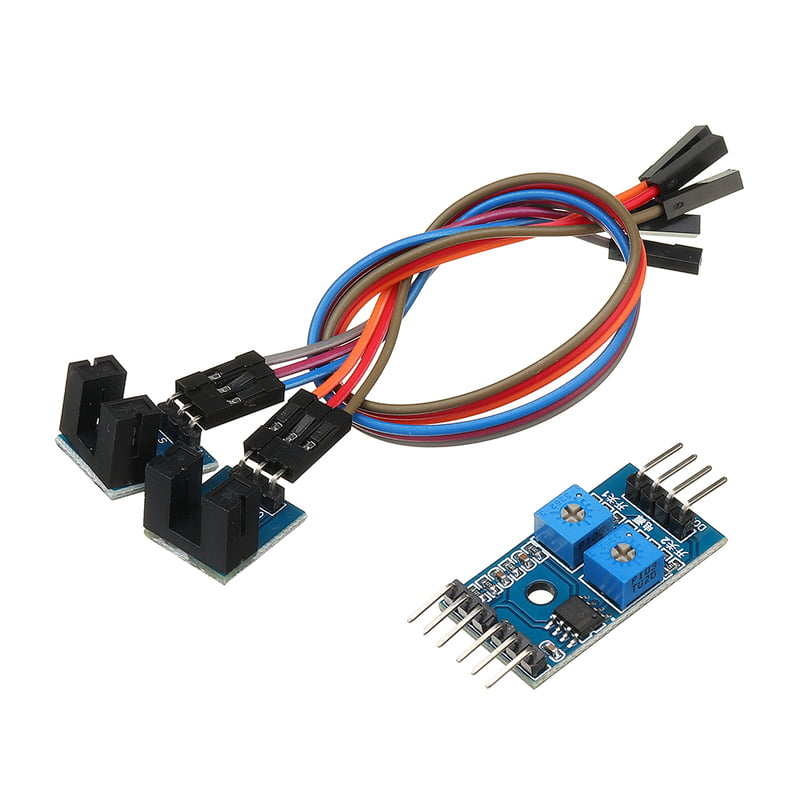 2 Way Motor Optocoupler Module Speed Measuring Sensor