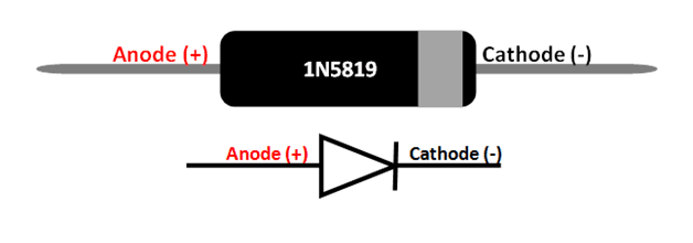1N5819 Diode 40v, 1A 1N5819 Diode 40v, 1A