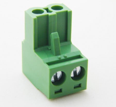 2 Pin Female Plug-in Type Vertical Terminal Block 5mm