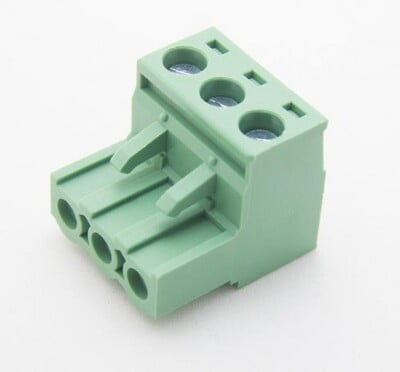 3 Pin Female Plug-in Type Vertical Terminal Block