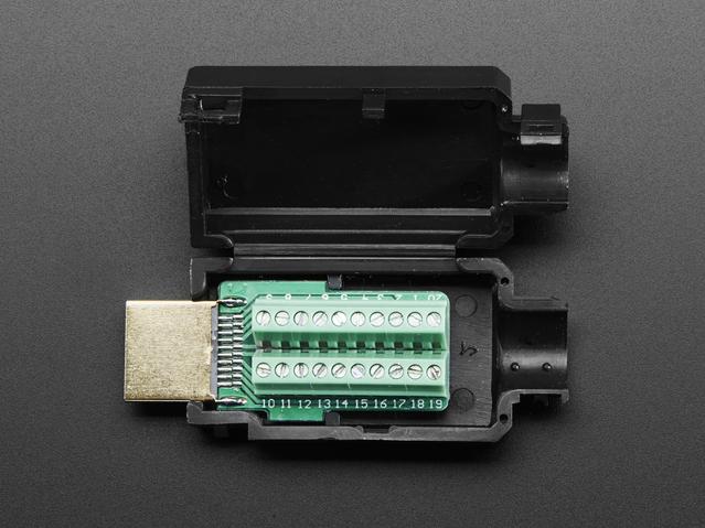 Conn HDMI/Terminal Block PL