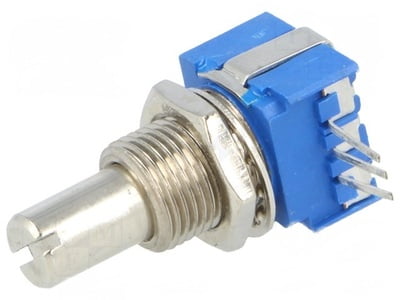 5K Potentiometer shaft single turn 500mW 6.35mm