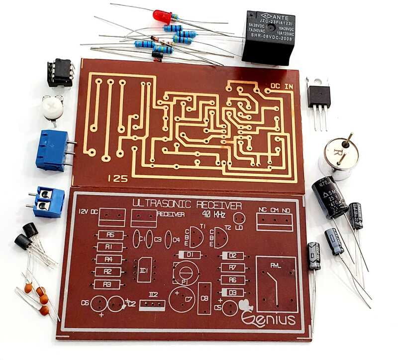 40khz ultrasonic (Transmitter GE124) & (Receiver GE125) kit