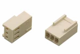 WAFER CONNECTOR 2.54MM 3 PINS STRAIGHT
