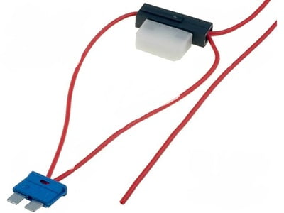 Splitter 8A fuse 0.75mm2 red