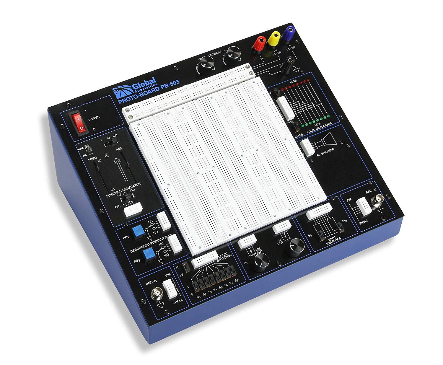 Analog/Digital Trainer (Portable) (Model: PB-503C) (Brand: Global Specialties) Analog/Digital Trainer (Portable) (Model: PB-503C) (Brand: Global Specialties)