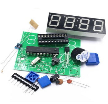 At89c2051 Digital 4 Bits Electronic Clock Kit
