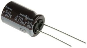 Capacitor 470UF, 50V (Nichicon)