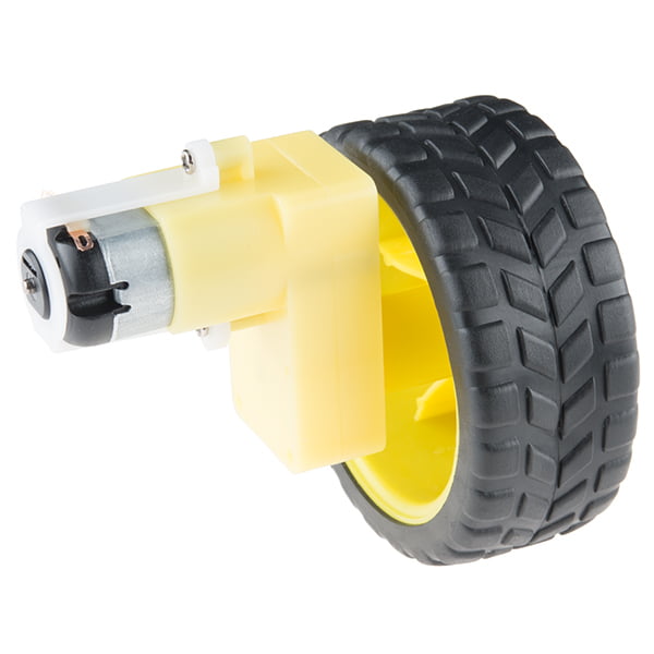 Gear Motor and wheel (L Shape)