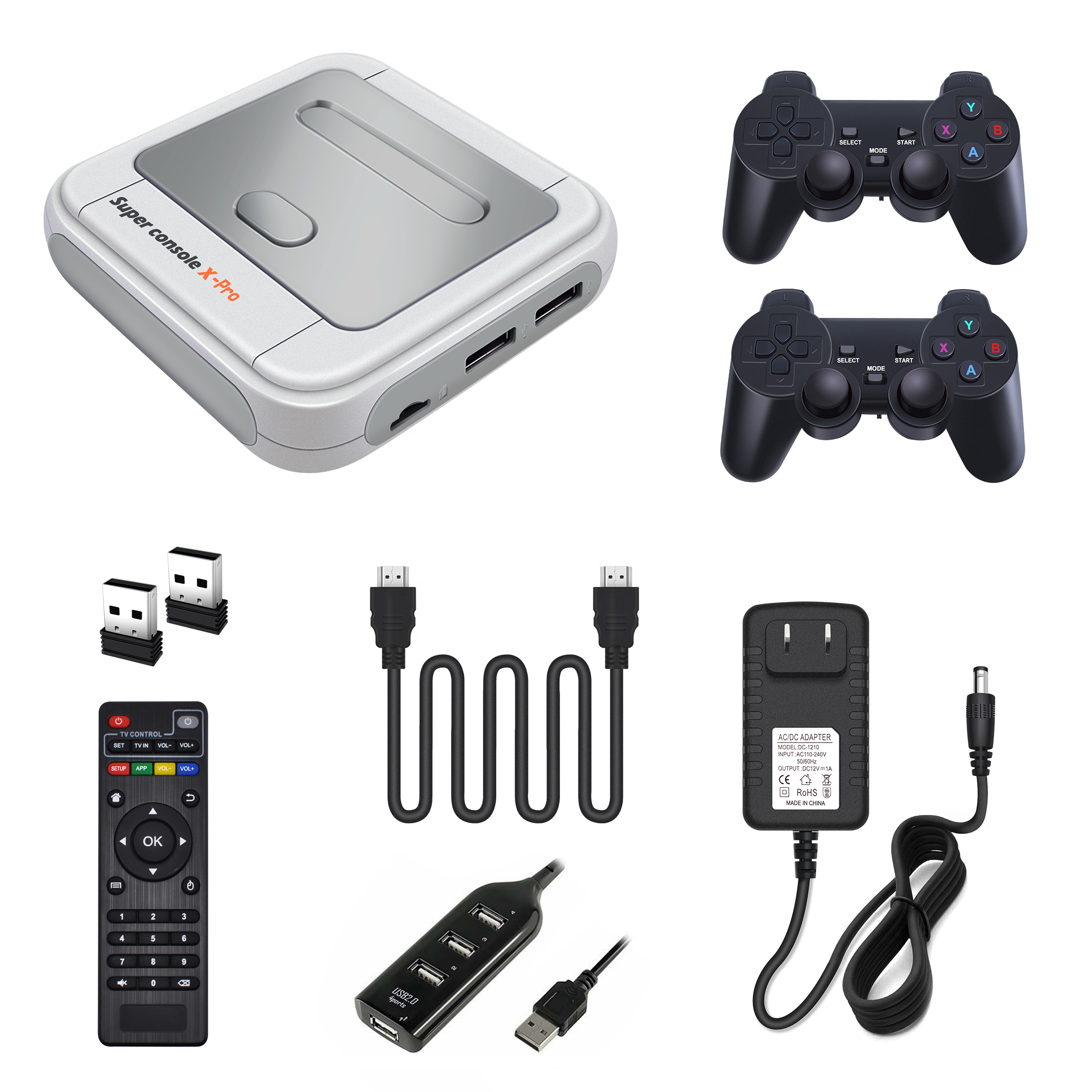 Supercom Console High-Quality WiFi Super Console X Pro 128GB 4K HD TV Video Game for ...