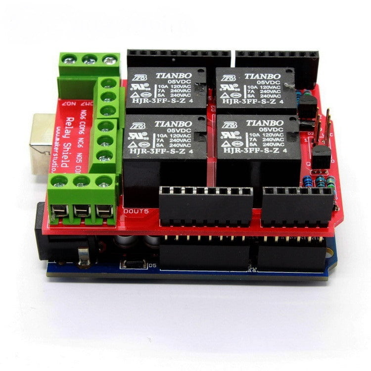 4 Channel Relay Shield for Arduino