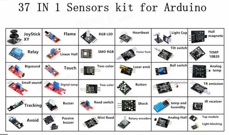 Arduino Sensor Kit (37 in 1)