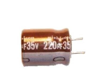 Capacitor 220uF 35v 10X12mm (NICHICON) (C)