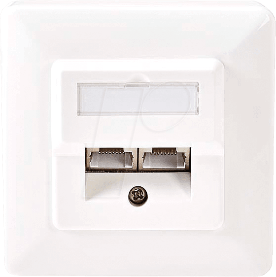 Network Wall Box, 1x RJ45 Female Surface plate Network Wall Box, 1x RJ45 Female Surface plate