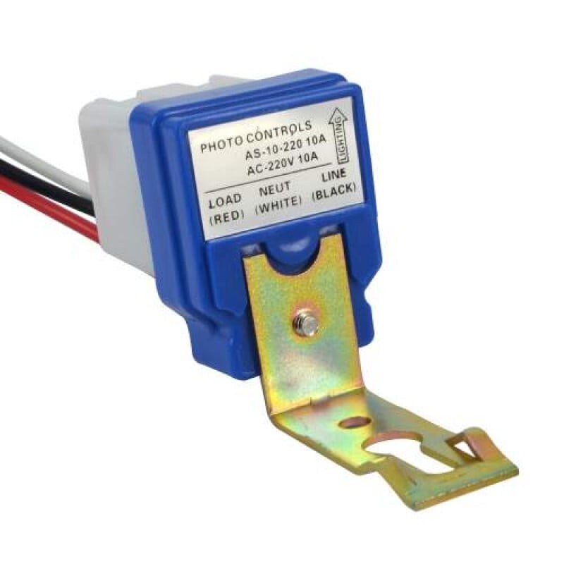AS-10-12 10A 220V AC Photo Control Auto On/Off Street Light Switch AS-10-12 10A 220V AC Photo Control Auto On/Off Street Light Switch