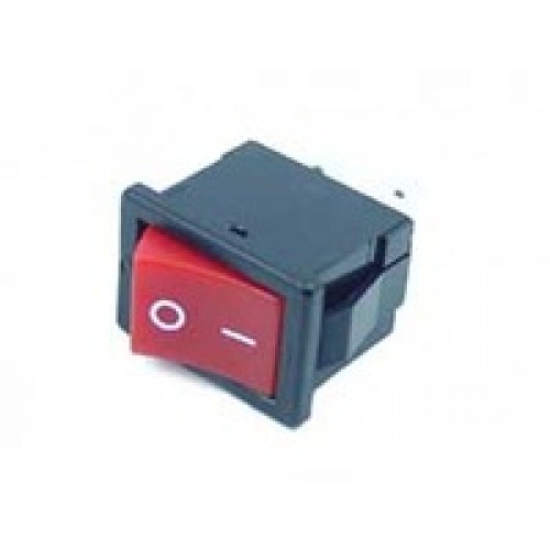 SWITCH RED ON/OFF DPST 6A 250VAC PANEL MOUNT