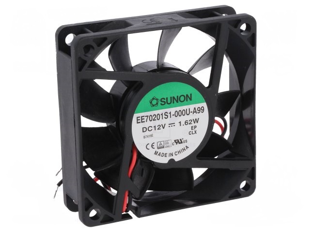 Cooling Fan 12V, 1.62W