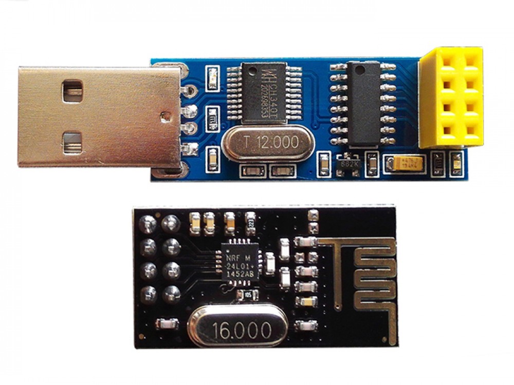NRF24L01 Transceiver with USB Adapter