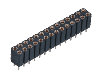 Female 40 pin Dual Row Straight Round Header