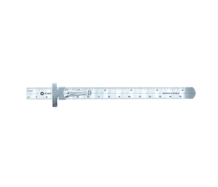 Indestructible Ruler High-Quality iFixit 6 Inch Metal Ruler for Measuring Tool Applications