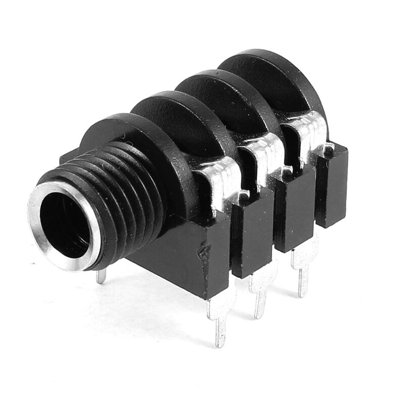 6.35mm Female Socket Stereo