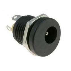 DC POWER JACK 2.1MM ENCLOSED FRAME WITH SWITCH