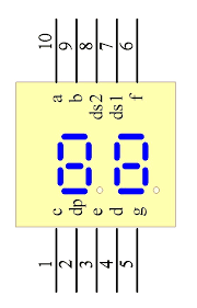 7 segment (2 Digit) C.C (normal) 7 segment (2 Digit) C.C (normal)