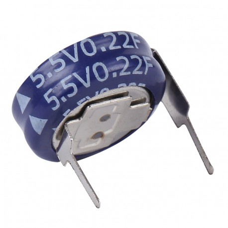 0.22F, 5.5V Supercapacitor