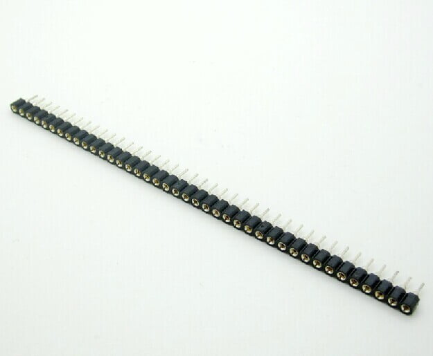 Female 40 Pin Single Row Straight Round Header Female 40 Pin Single Row Straight Round Header