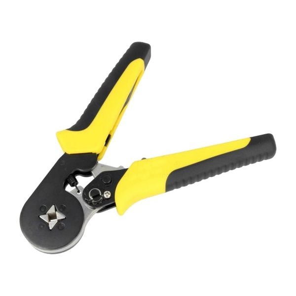 Square Crimping Tool for Insulated Solder Sleeves, Wire cross section 0