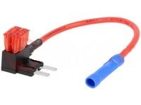 Splitter 10A 2 micro fuses 1mm2 red