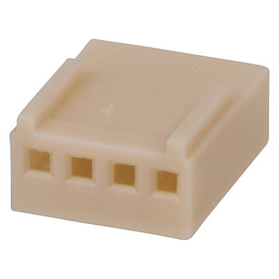 WAFER CONNECTOR 2.54MM 4 PINS RIGHT ANGLE