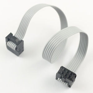 Ribbon cable with IDC connectors; 6x28AWG