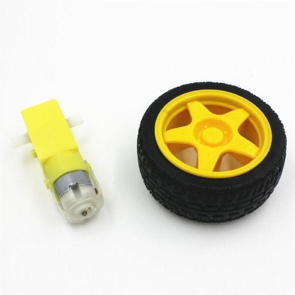 Gear Motor and wheel (Straight) Gear Motor and wheel (Straight)