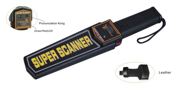Hand Held Metal Detection (Brand: Super Scanner) Hand Held Metal Detection (Brand: Super Scanner)