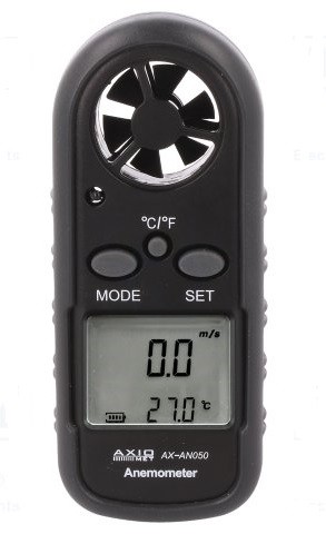 Thermoanemometer 10÷45°C Features (AXIOMET AX-AN050N)