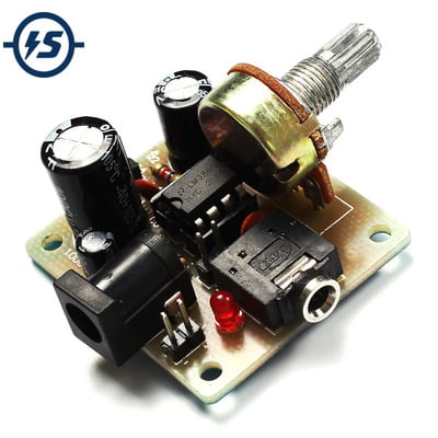 Lm386 Super Mini Amplifier Board 3v-12v Lm386 Super Mini Amplifier Board 3v-12v
