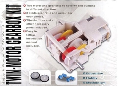 Twin motor gear box kit